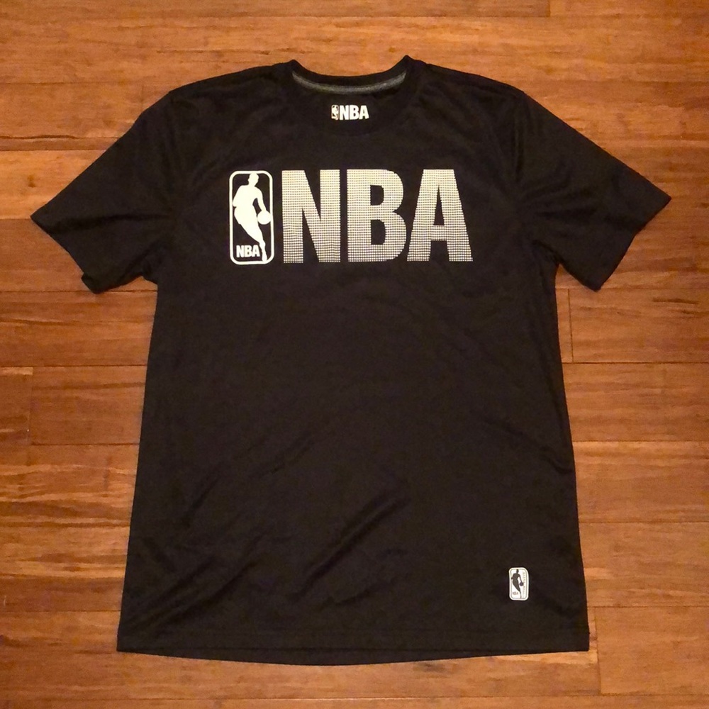 Large Black NBA Reflective Logo T-Shirt